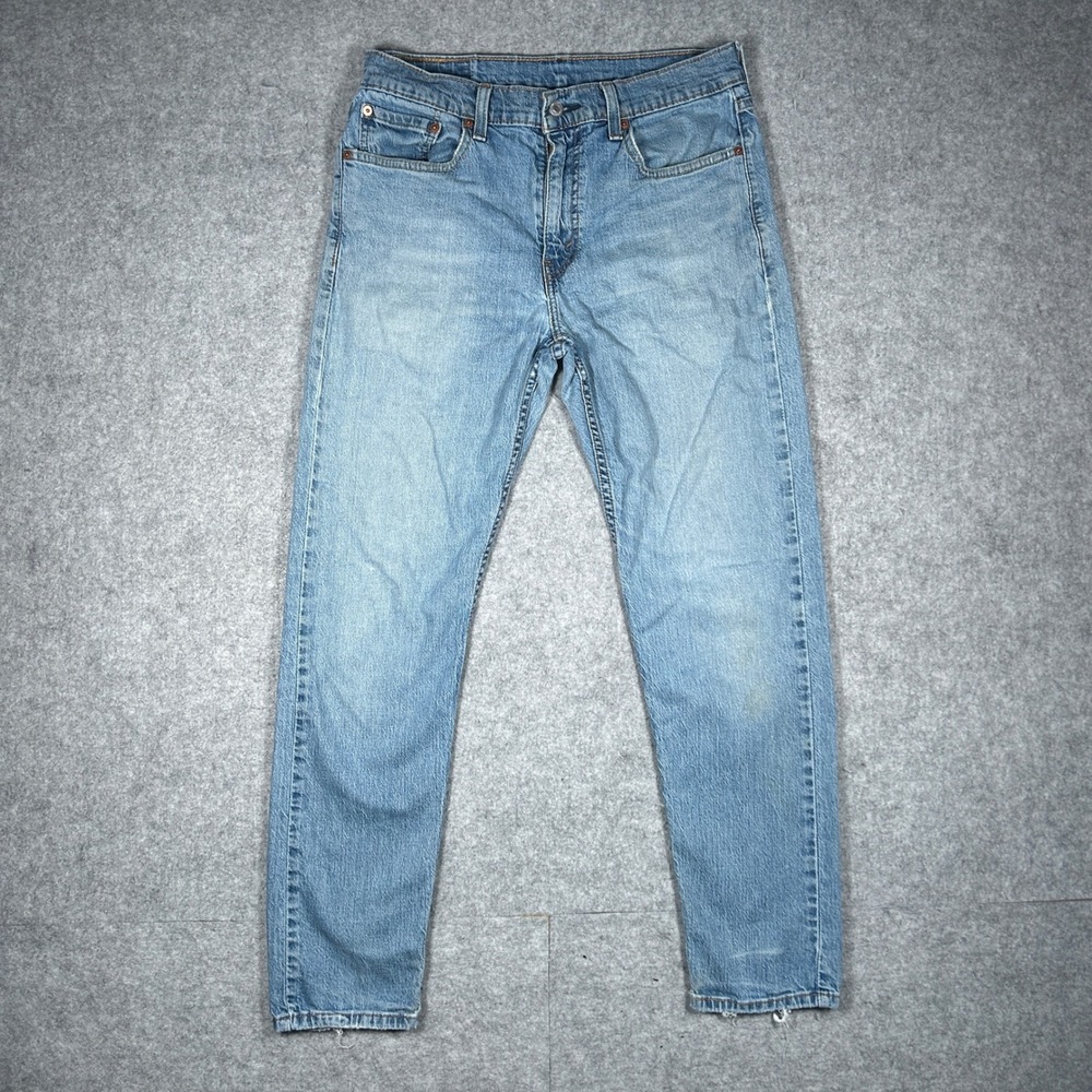 Levi's Denim Jeans Mens‎ 32x28 Blue Hi-Ball Tapered straight fit light wash